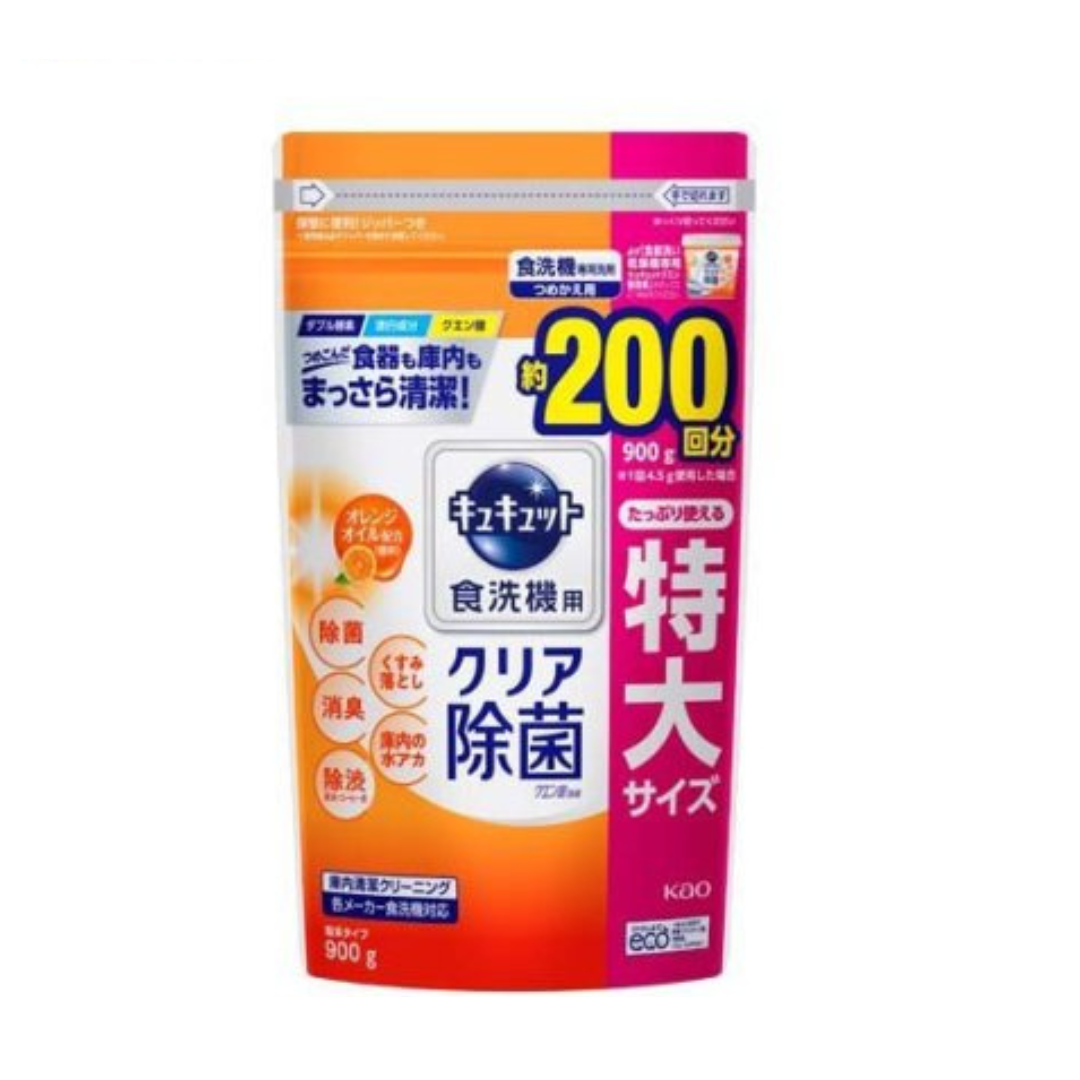 KAO 花王 - 洗碗機專用檸檬酸洗碗粉 (補充裝) 橘香 900g