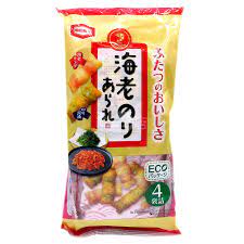 亀田製菓 -海苔蝦米果6袋 64 g