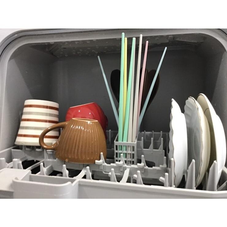 Sunlife - 日本製馬卡龍彩色八角耐熱筷子 (5對入)