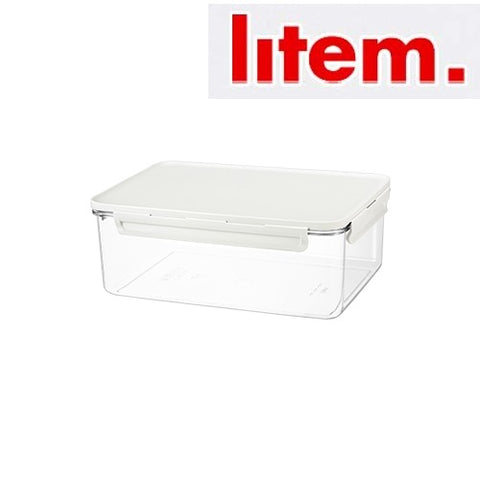 韓國 Litem EcoSnap 食物專用密實盒 4.3L Size 5 象牙白