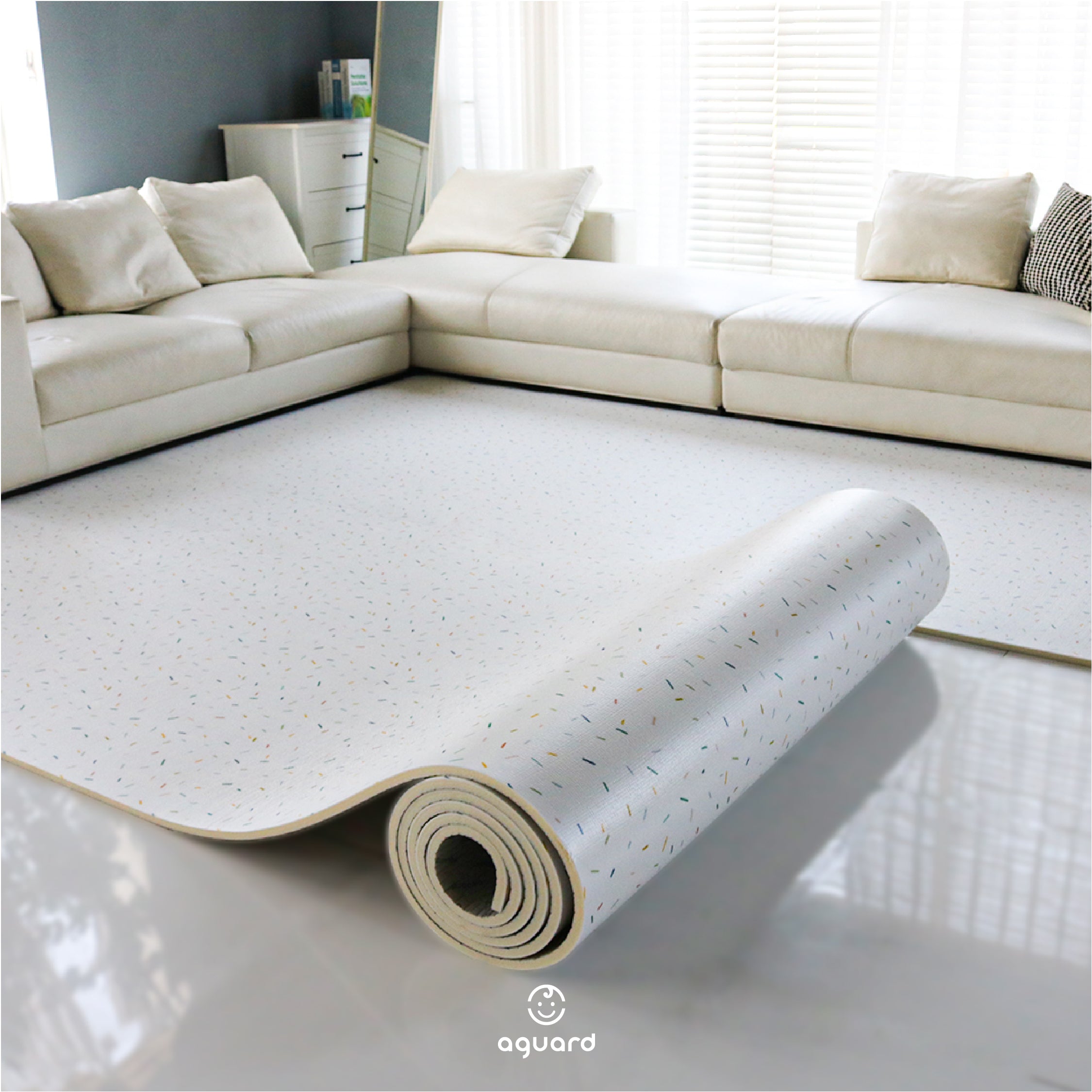aguard 韓國製 DIY 地墊 110X200X1.5 - 箭尾形