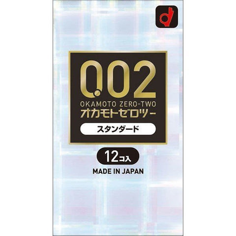 岡本 - 日本版 0.02 超薄安全套 12片裝 普通碼（平行進口）