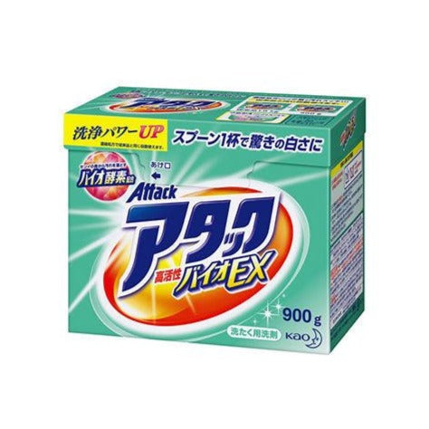 花王Kao Attack Neo 高活性濃縮酵素洗衣粉 900g (綠色)