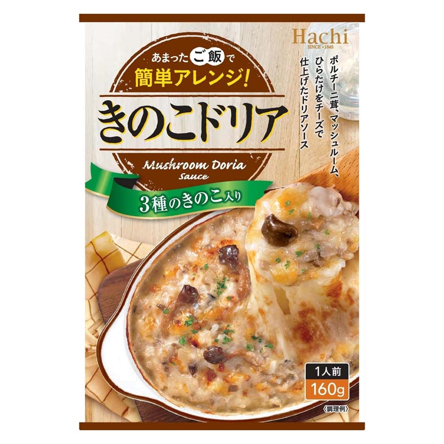 Hachi-多利亞焗飯醬 3種蘑菇 160g