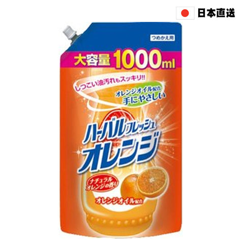 Japan Mitsuei 草本去油洗潔精 甜橙香味 補充裝 1000ml