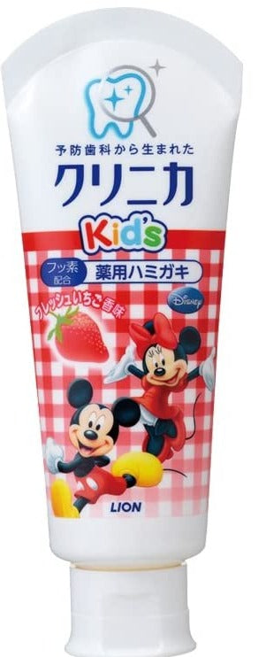 LION Mickey Kid's 牙膏-草莓味60g