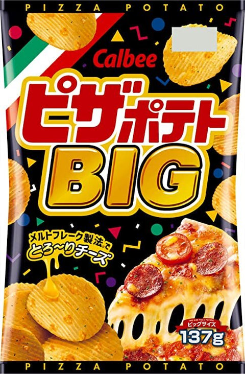 Calbee 日本版 Pizza味薯片 BIG大包裝 130g