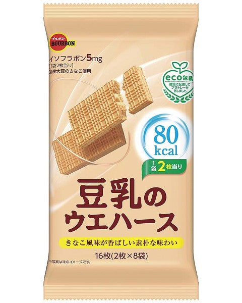 百邦 - 豆乳威化餅16枚(2枚×8袋)