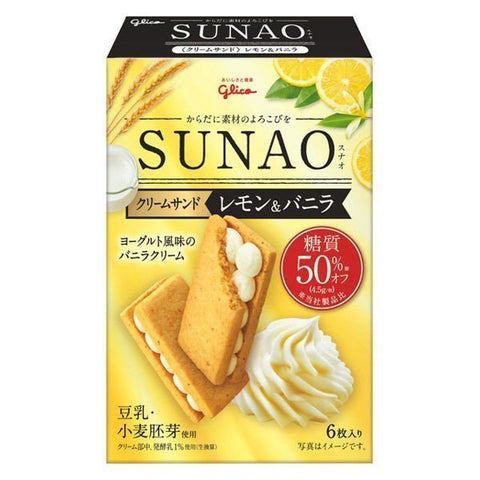 Glico 日本版 SUNAO  奶油檸檬餅 6塊