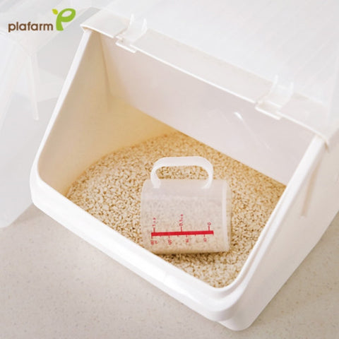 韓國製 Plafarm 儲米箱 8kg 透明色