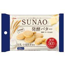 Glico日本版 SUNAO（減糖50％）牛油餅乾 31g