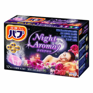KAO 花王 Night Aroma 四種花草香 碳酸入浴劑 12個入