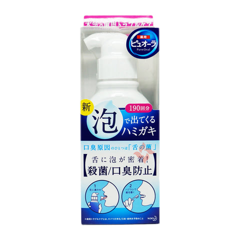 KAO 花王 Pure Oral 藥用預防口臭牙齦炎泡沫牙膏 190ml