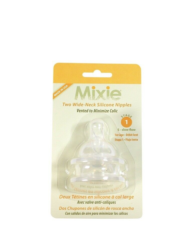 Mixie 替換矽膠奶嘴(1段)2個